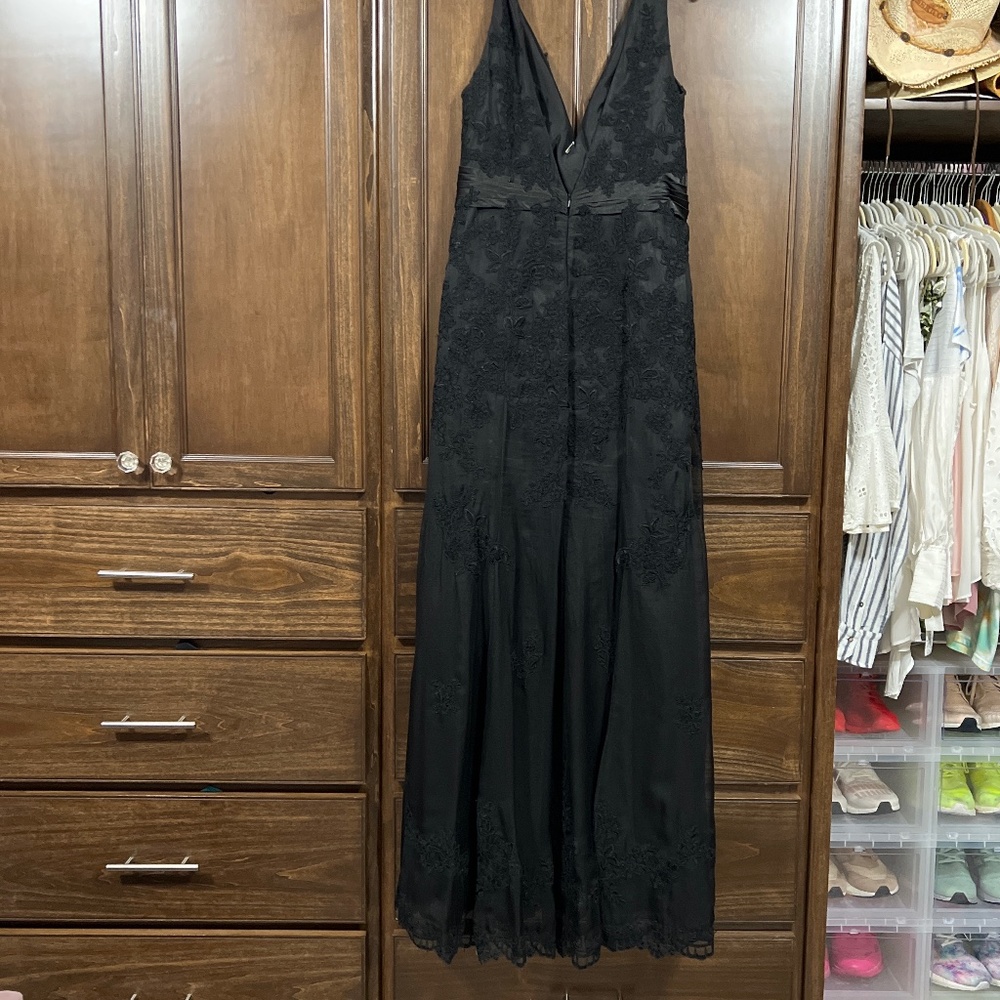 Evening black dress